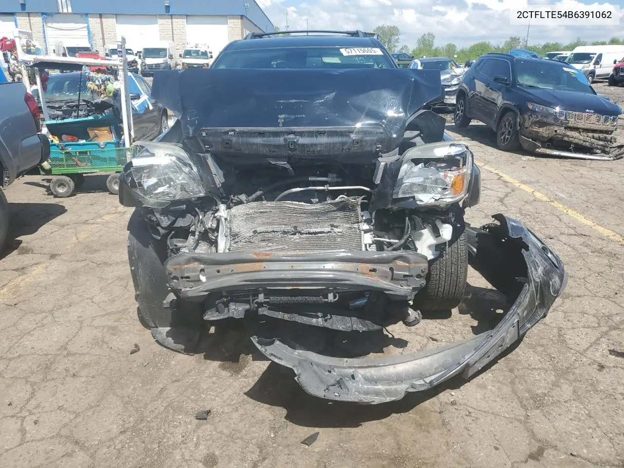 2011 GMC Terrain Sle VIN: 2CTFLTE54B6391062 Lot: 57115605