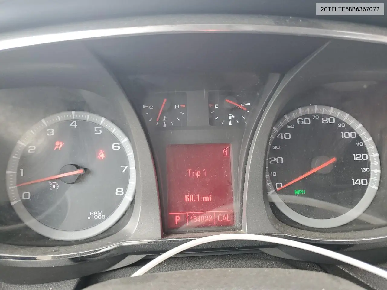 2011 GMC Terrain Sle VIN: 2CTFLTE58B6367072 Lot: 61948145