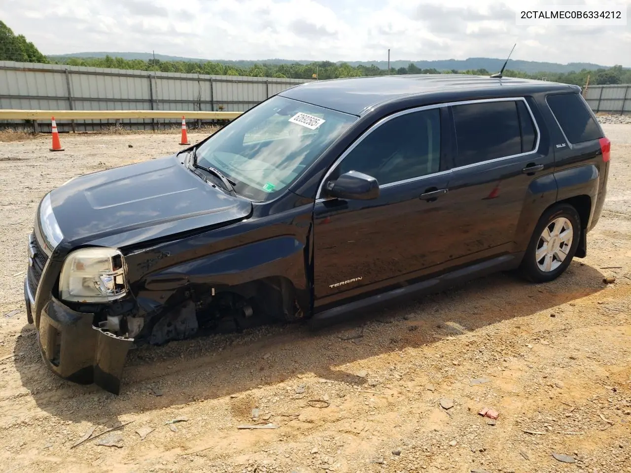 2011 GMC Terrain Sle VIN: 2CTALMEC0B6334212 Lot: 62692505