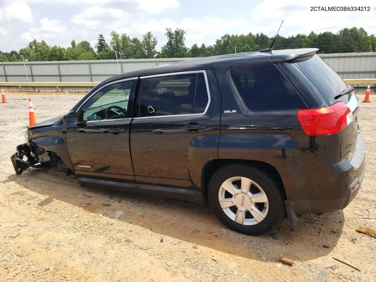 2011 GMC Terrain Sle VIN: 2CTALMEC0B6334212 Lot: 62692505