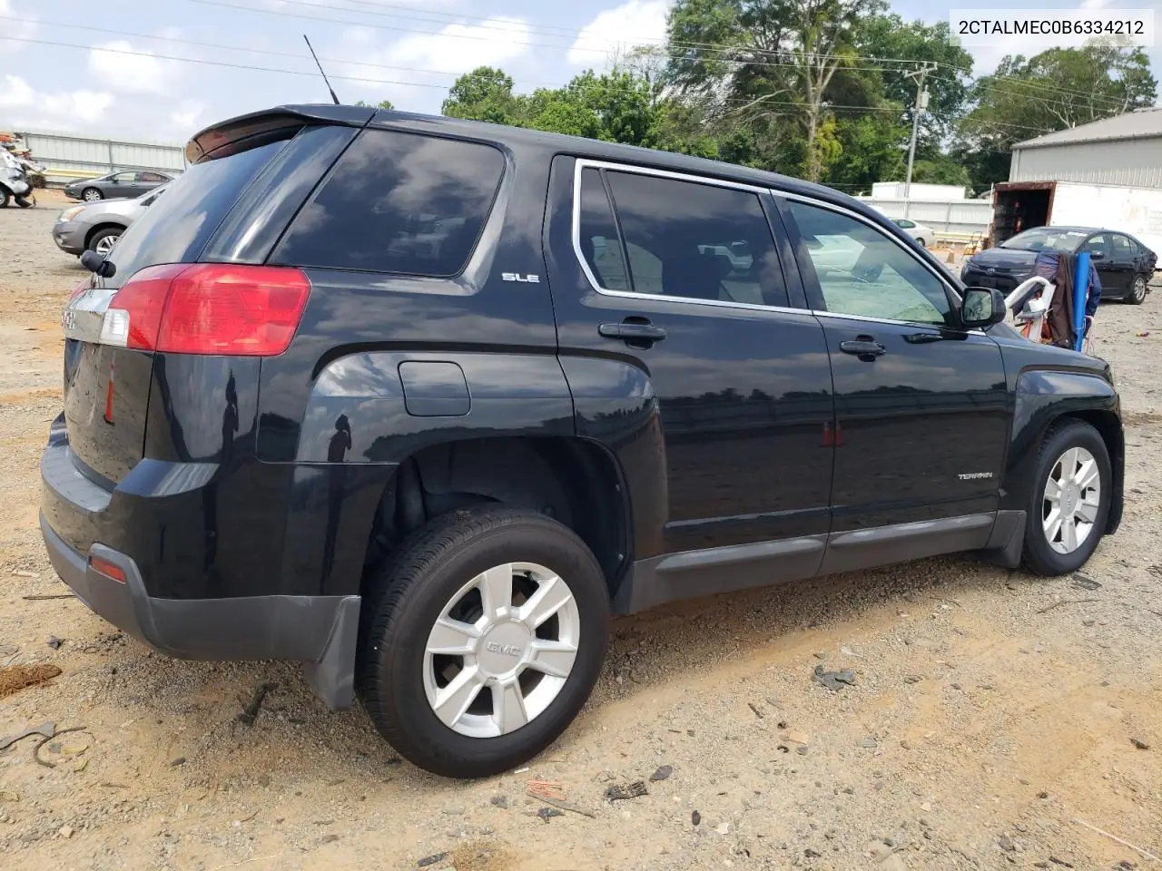 2011 GMC Terrain Sle VIN: 2CTALMEC0B6334212 Lot: 62692505