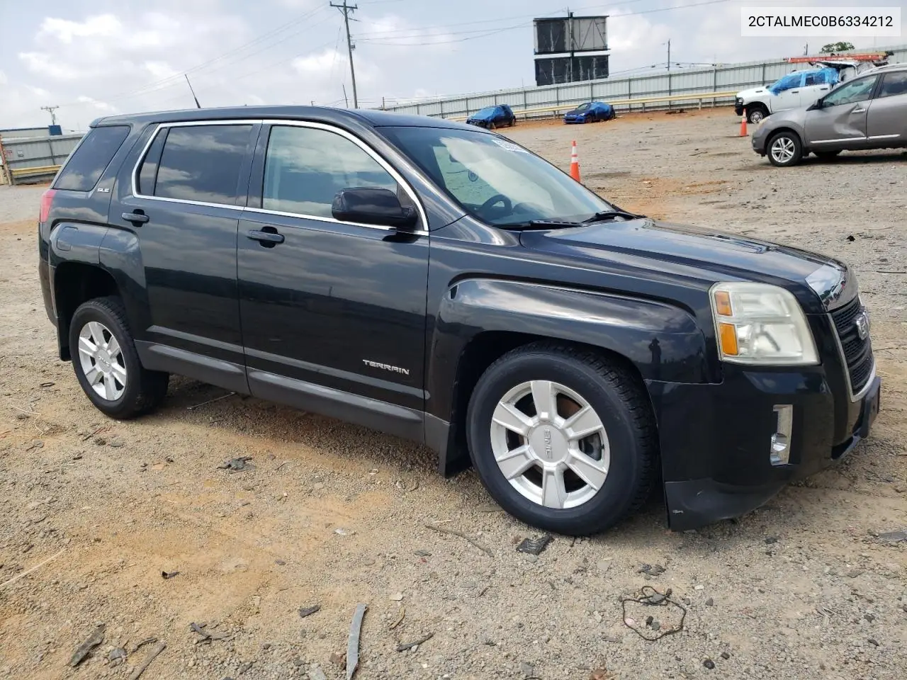 2011 GMC Terrain Sle VIN: 2CTALMEC0B6334212 Lot: 62692505