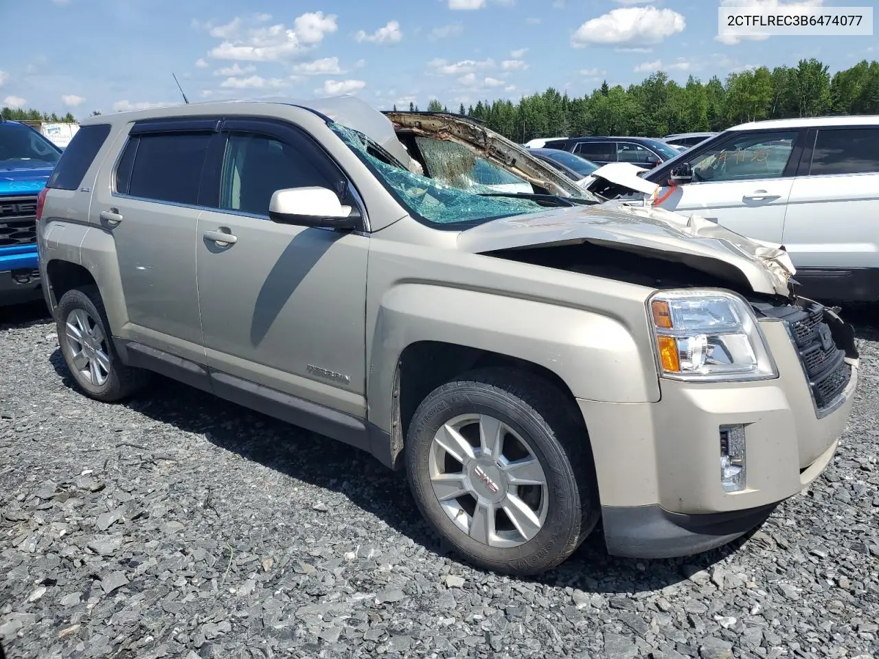 2011 GMC Terrain Sle VIN: 2CTFLREC3B6474077 Lot: 62707945
