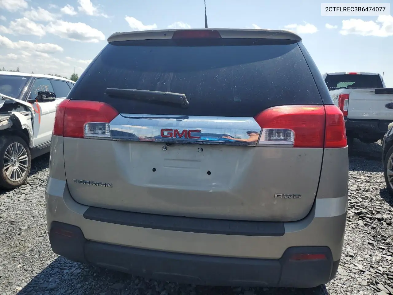 2011 GMC Terrain Sle VIN: 2CTFLREC3B6474077 Lot: 62707945