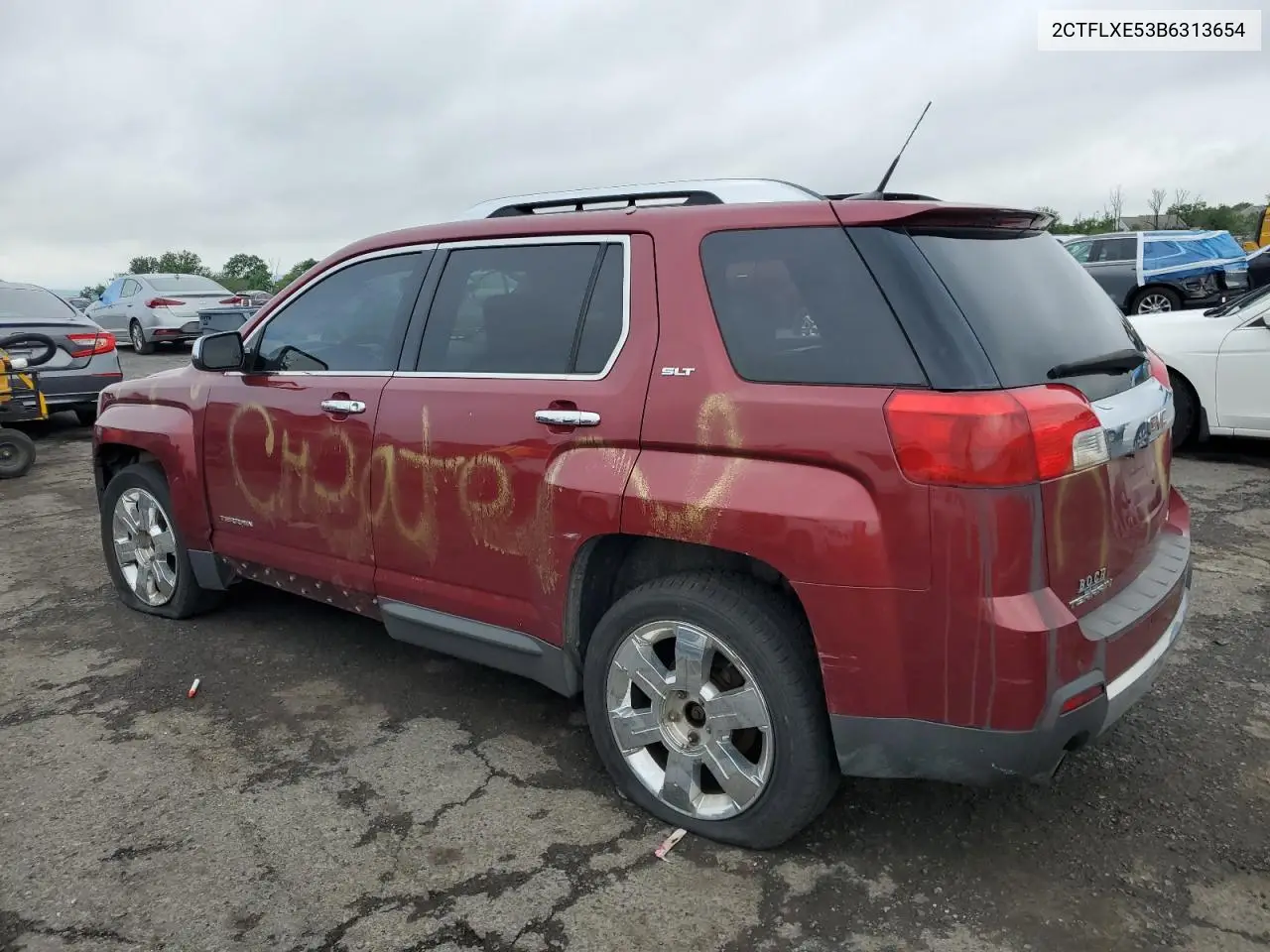 2011 GMC Terrain Slt VIN: 2CTFLXE53B6313654 Lot: 62743085