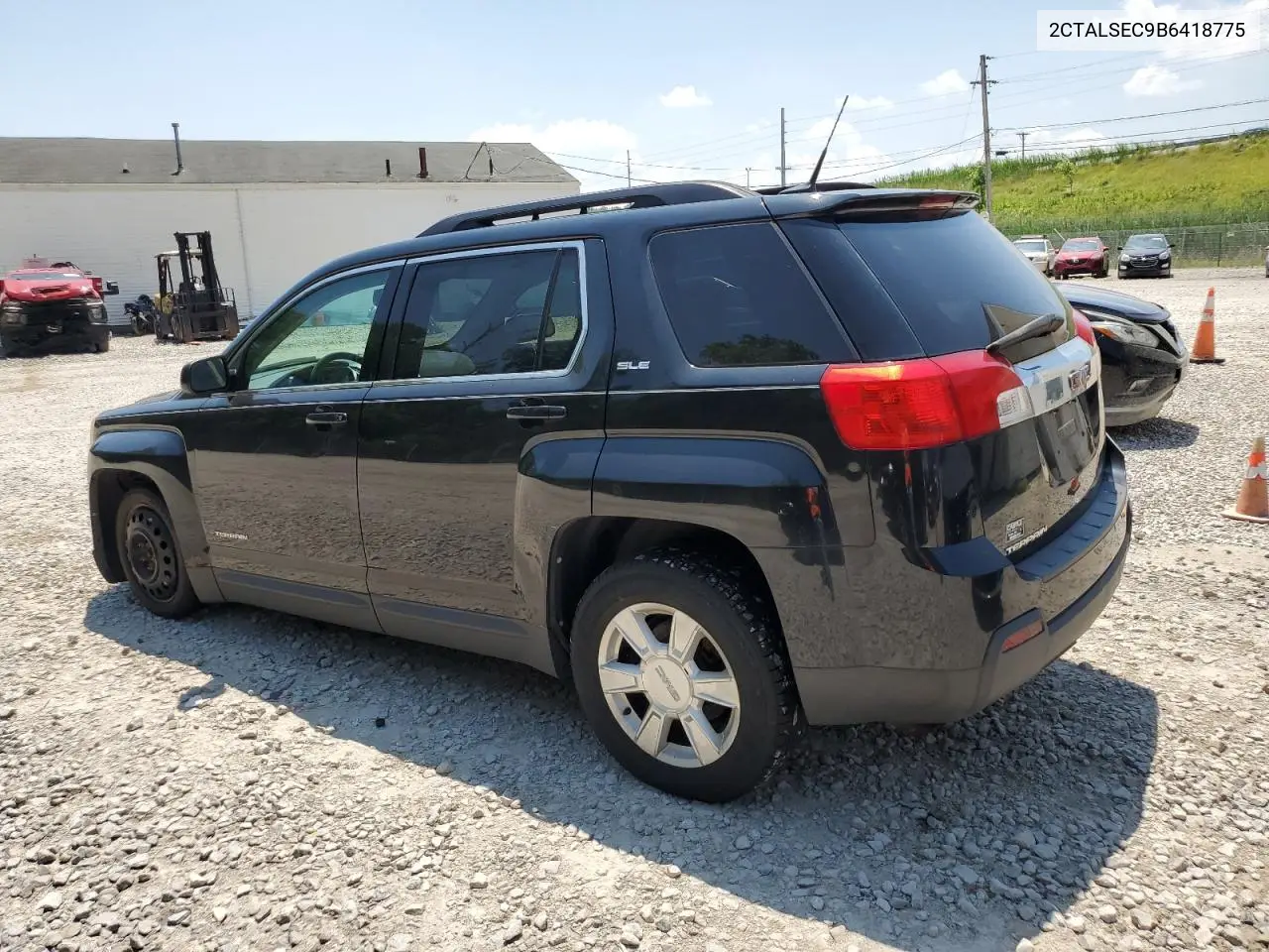 2011 GMC Terrain Sle VIN: 2CTALSEC9B6418775 Lot: 63628965