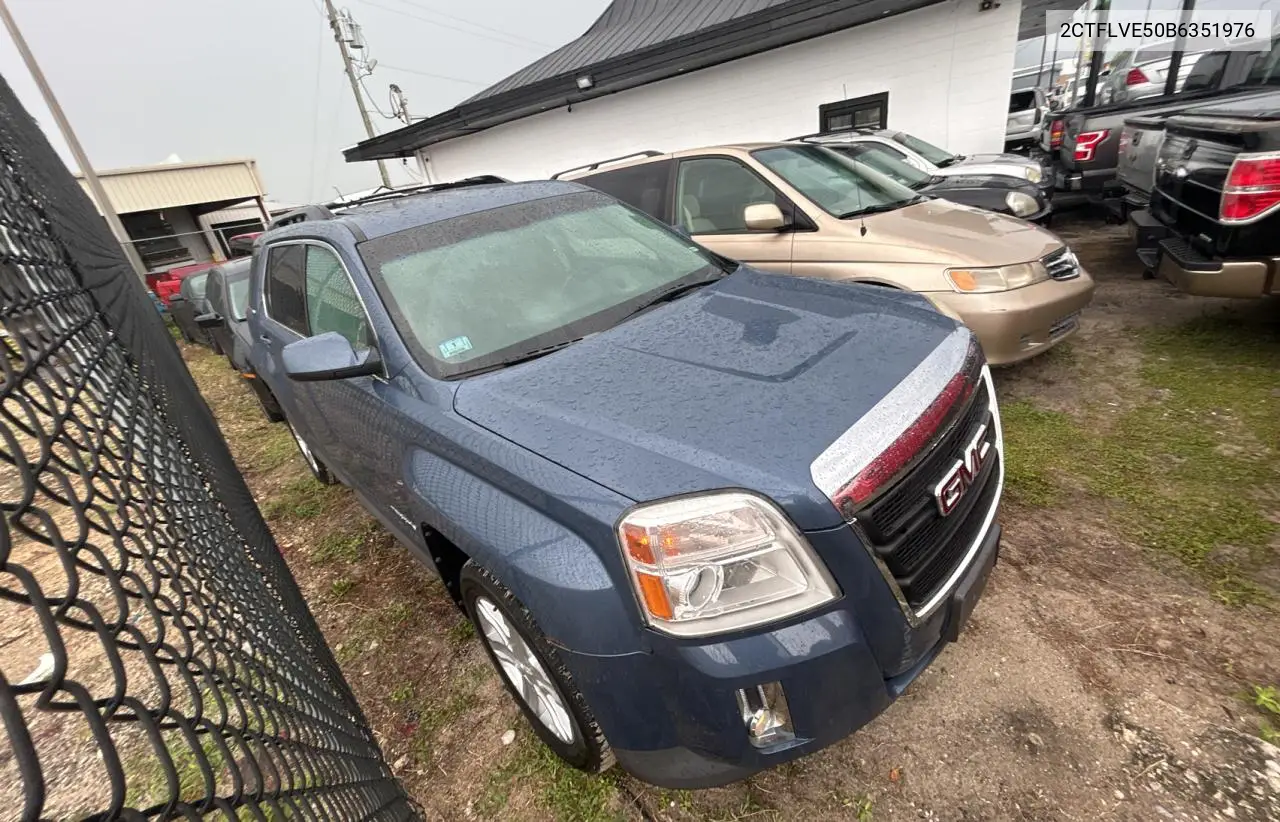2011 GMC Terrain Slt VIN: 2CTFLVE50B6351976 Lot: 63705795