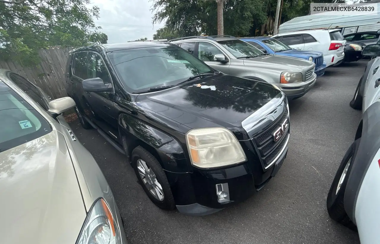 2011 GMC Terrain Sle VIN: 2CTALMECXB6428839 Lot: 63707895