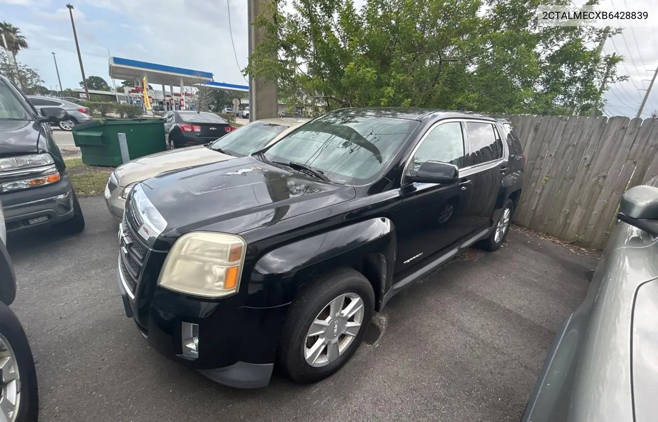 2011 GMC Terrain Sle VIN: 2CTALMECXB6428839 Lot: 63707895