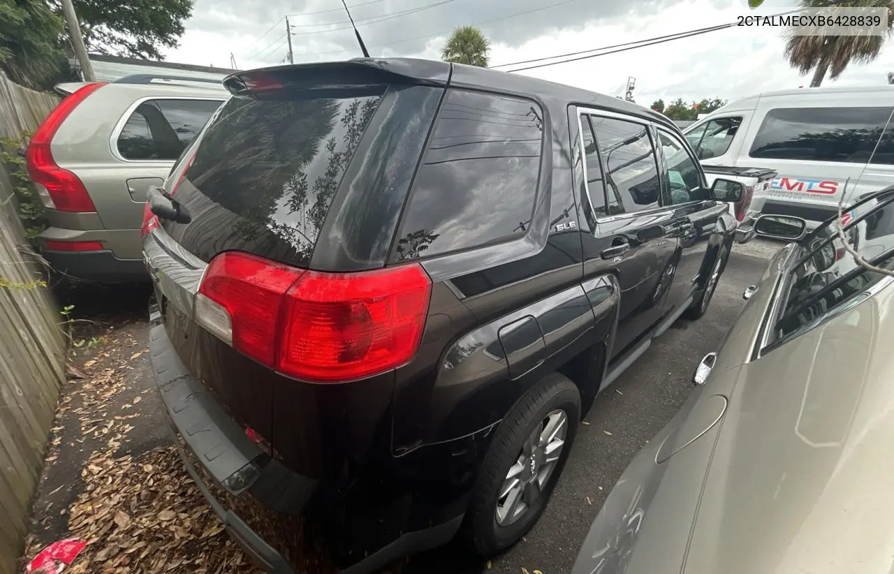 2011 GMC Terrain Sle VIN: 2CTALMECXB6428839 Lot: 63707895