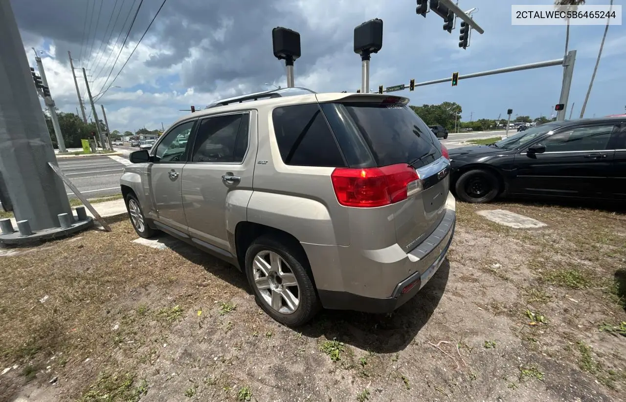 2011 GMC Terrain Slt VIN: 2CTALWEC5B6465244 Lot: 63708005
