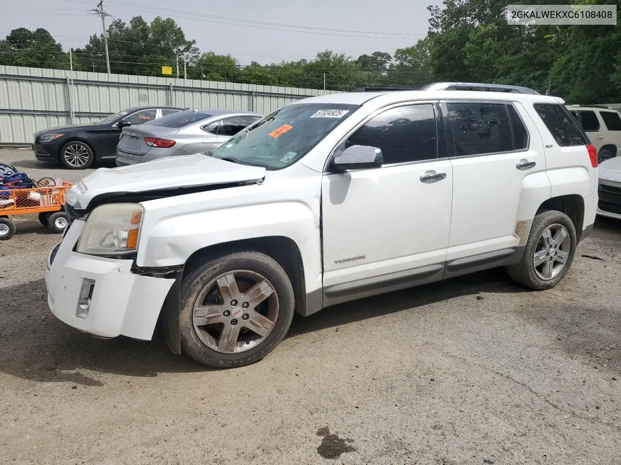 2012 GMC Terrain Slt VIN: 2GKALWEKXC6108408 Lot: 57034925