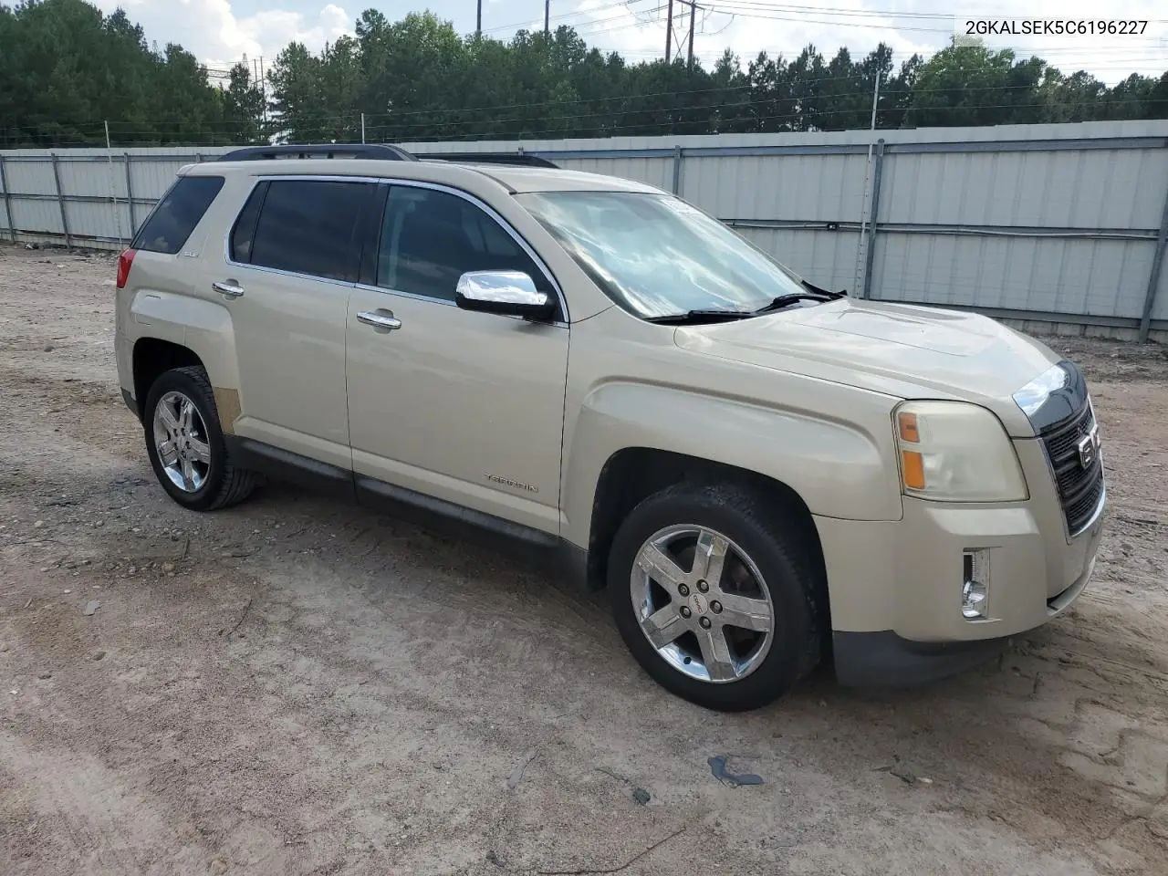 2012 GMC Terrain Sle VIN: 2GKALSEK5C6196227 Lot: 62282415