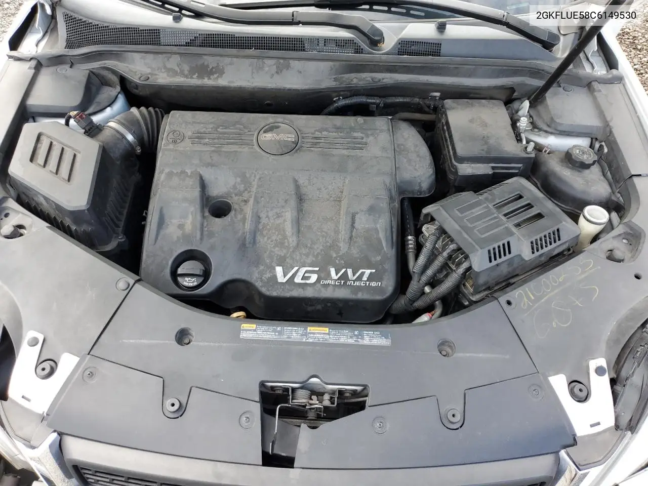 2012 GMC Terrain Slt VIN: 2GKFLUE58C6149530 Lot: 62760425