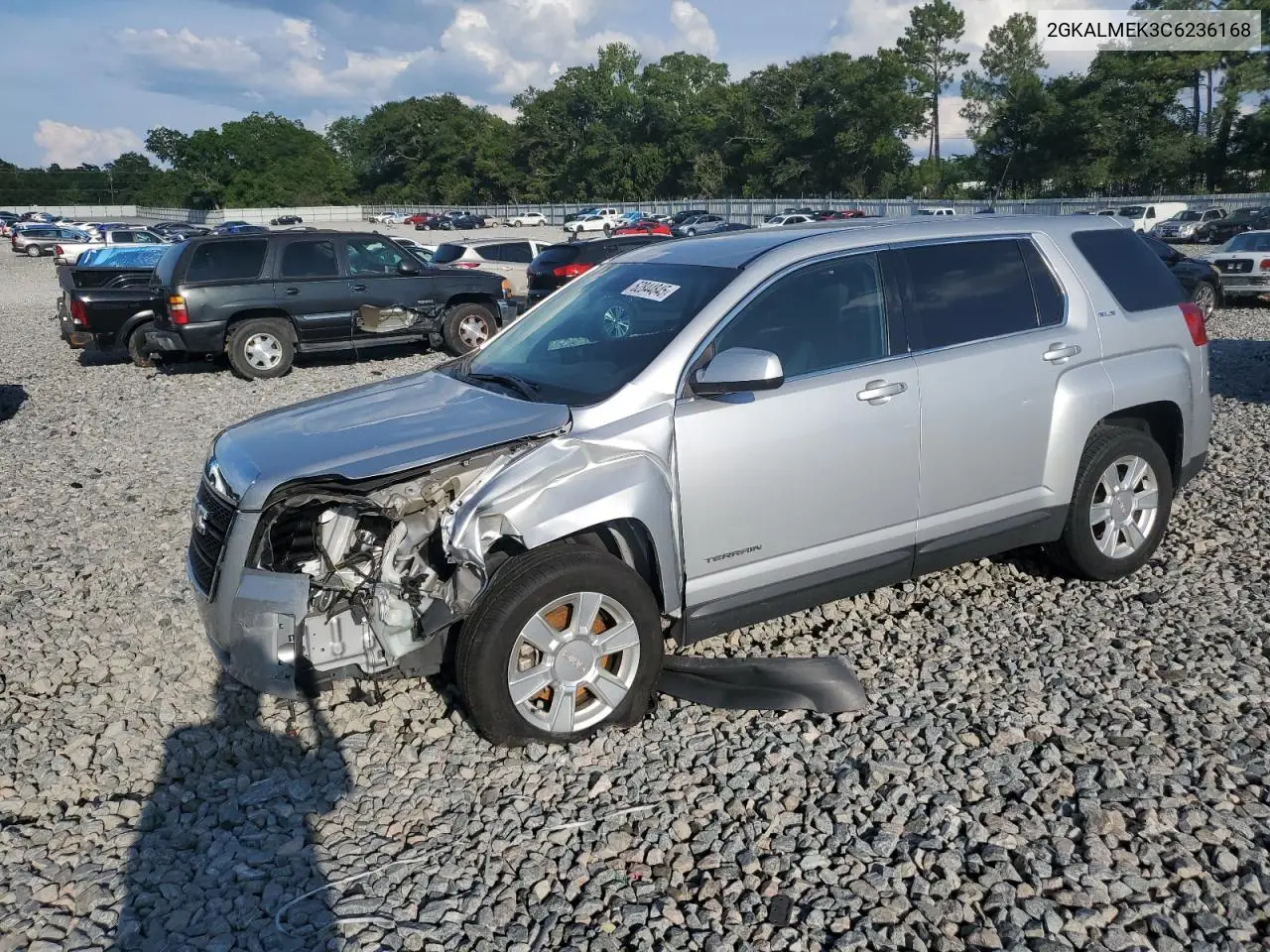 2012 GMC Terrain Sle VIN: 2GKALMEK3C6236168 Lot: 62844845