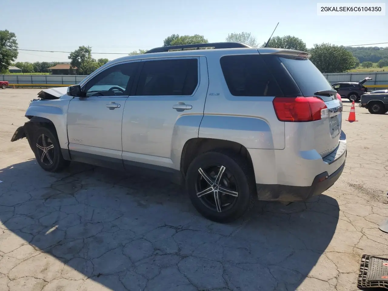 2012 GMC Terrain Sle VIN: 2GKALSEK6C6104350 Lot: 63054885