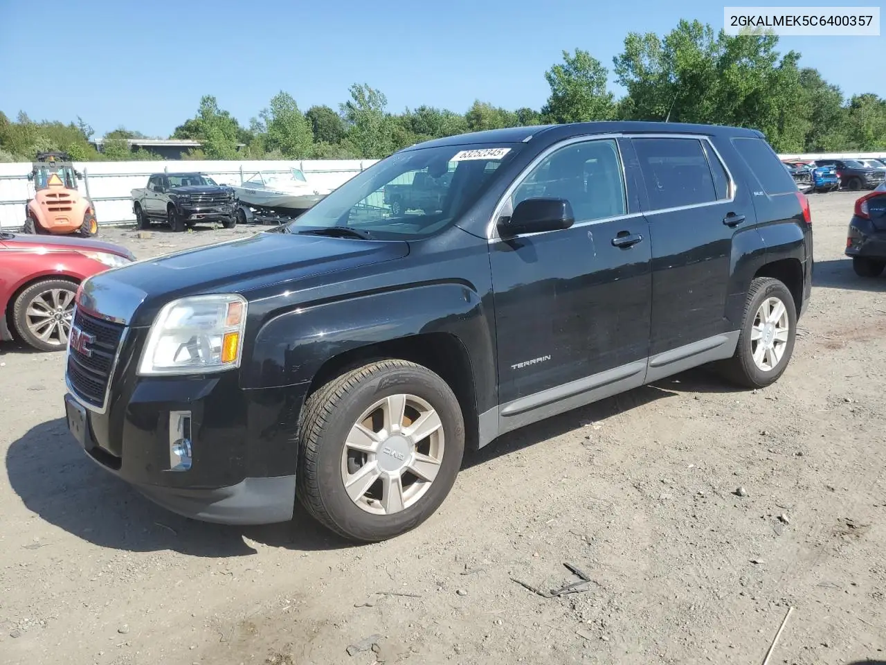 2012 GMC Terrain Sle VIN: 2GKALMEK5C6400357 Lot: 63252345