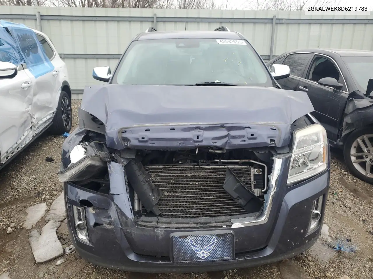 2013 GMC Terrain Slt VIN: 2GKALWEK8D6219783 Lot: 57232825