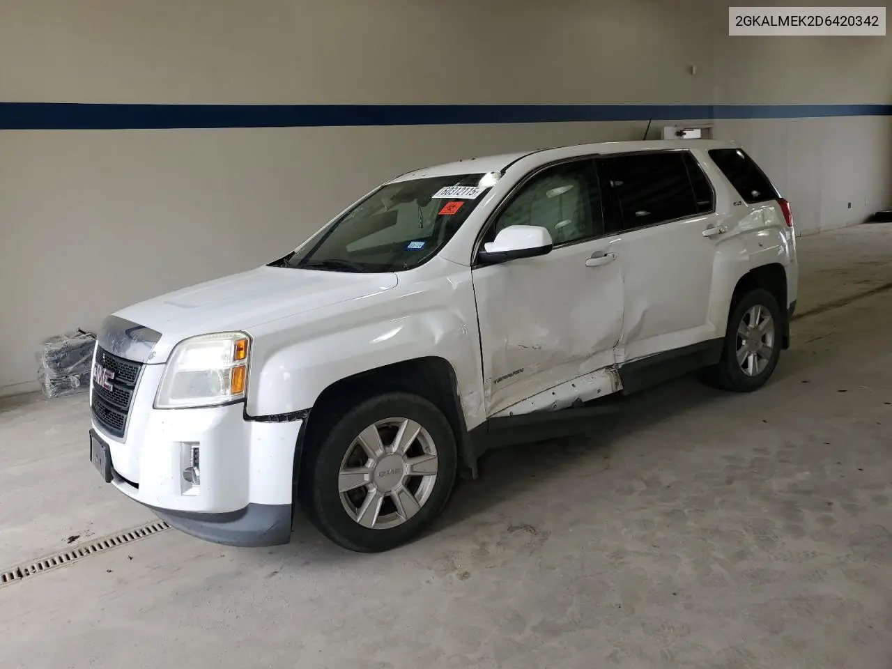 2013 GMC Terrain Sle VIN: 2GKALMEK2D6420342 Lot: 60312115