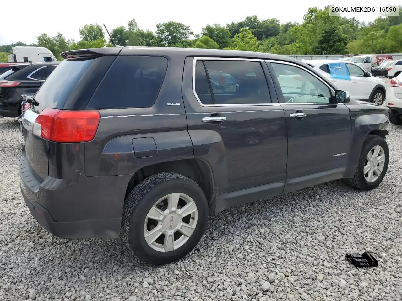 2013 GMC Terrain Sle VIN: 2GKALMEK2D6116590 Lot: 64388155