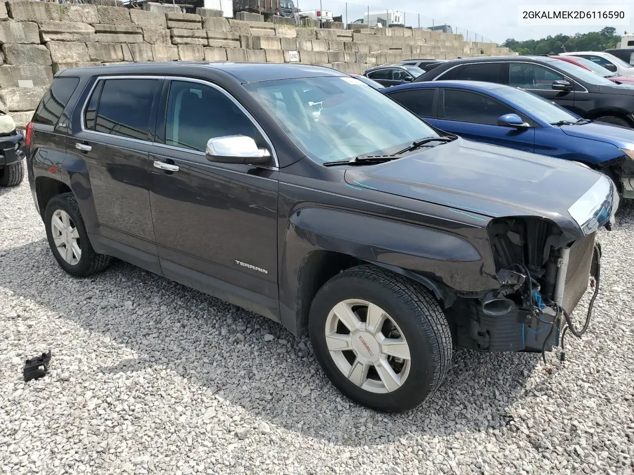 2013 GMC Terrain Sle VIN: 2GKALMEK2D6116590 Lot: 64388155