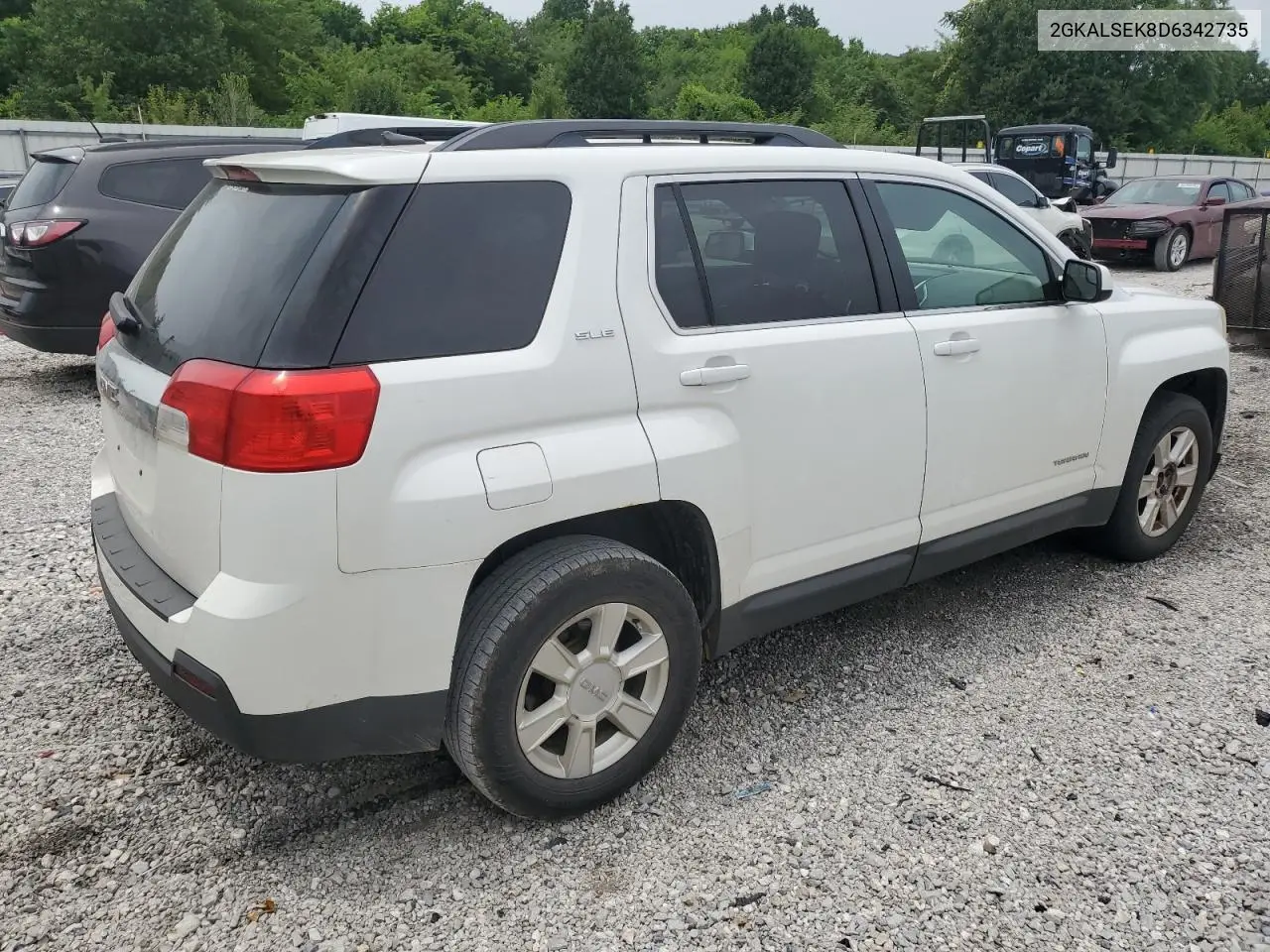2013 GMC Terrain Sle VIN: 2GKALSEK8D6342735 Lot: 65377805