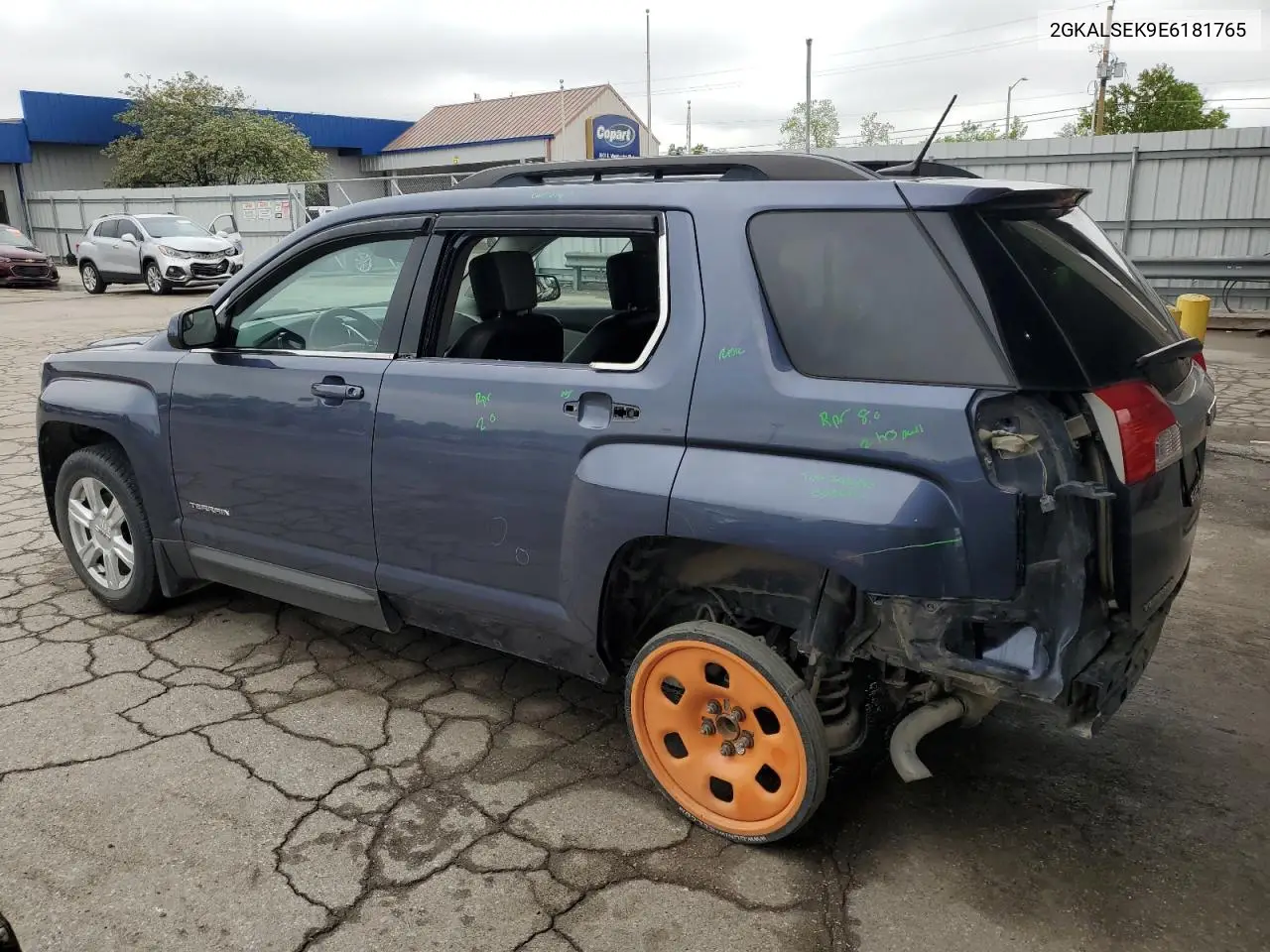 2014 GMC Terrain Slt VIN: 2GKALSEK9E6181765 Lot: 56828545