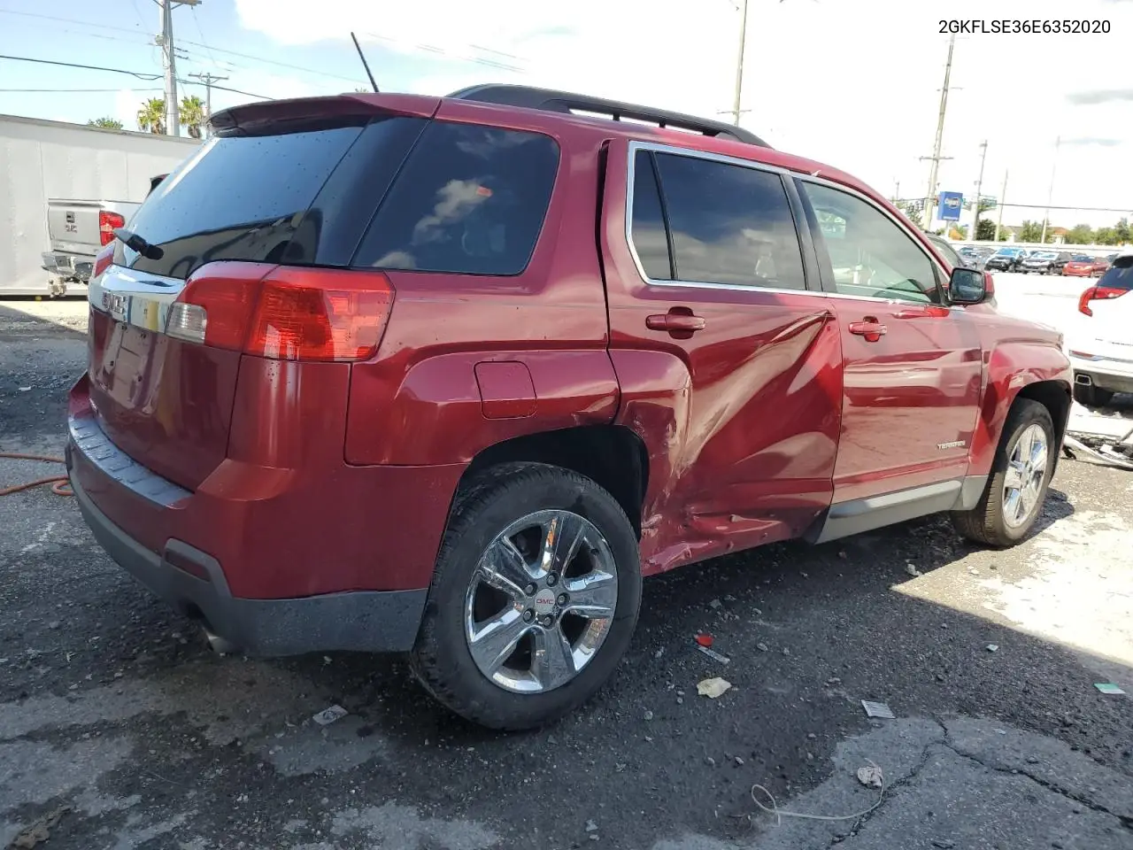 2014 GMC Terrain Slt VIN: 2GKFLSE36E6352020 Lot: 61171685