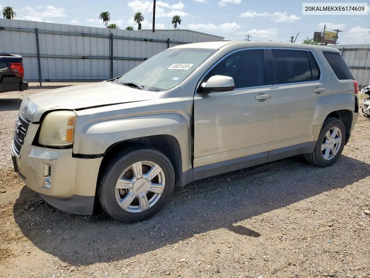 2014 GMC Terrain Sle VIN: 2GKALMEKXE6174609 Lot: 65009055