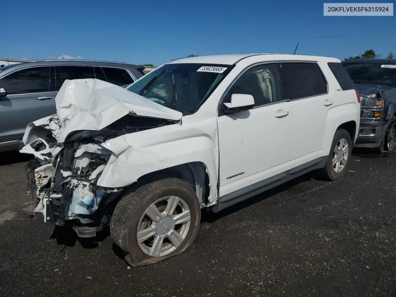 2015 GMC Terrain Sle VIN: 2GKFLVEK5F6315924 Lot: 55625665