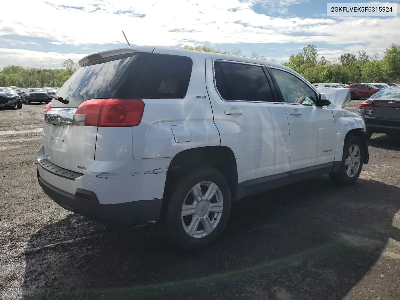 2015 GMC Terrain Sle VIN: 2GKFLVEK5F6315924 Lot: 55625665