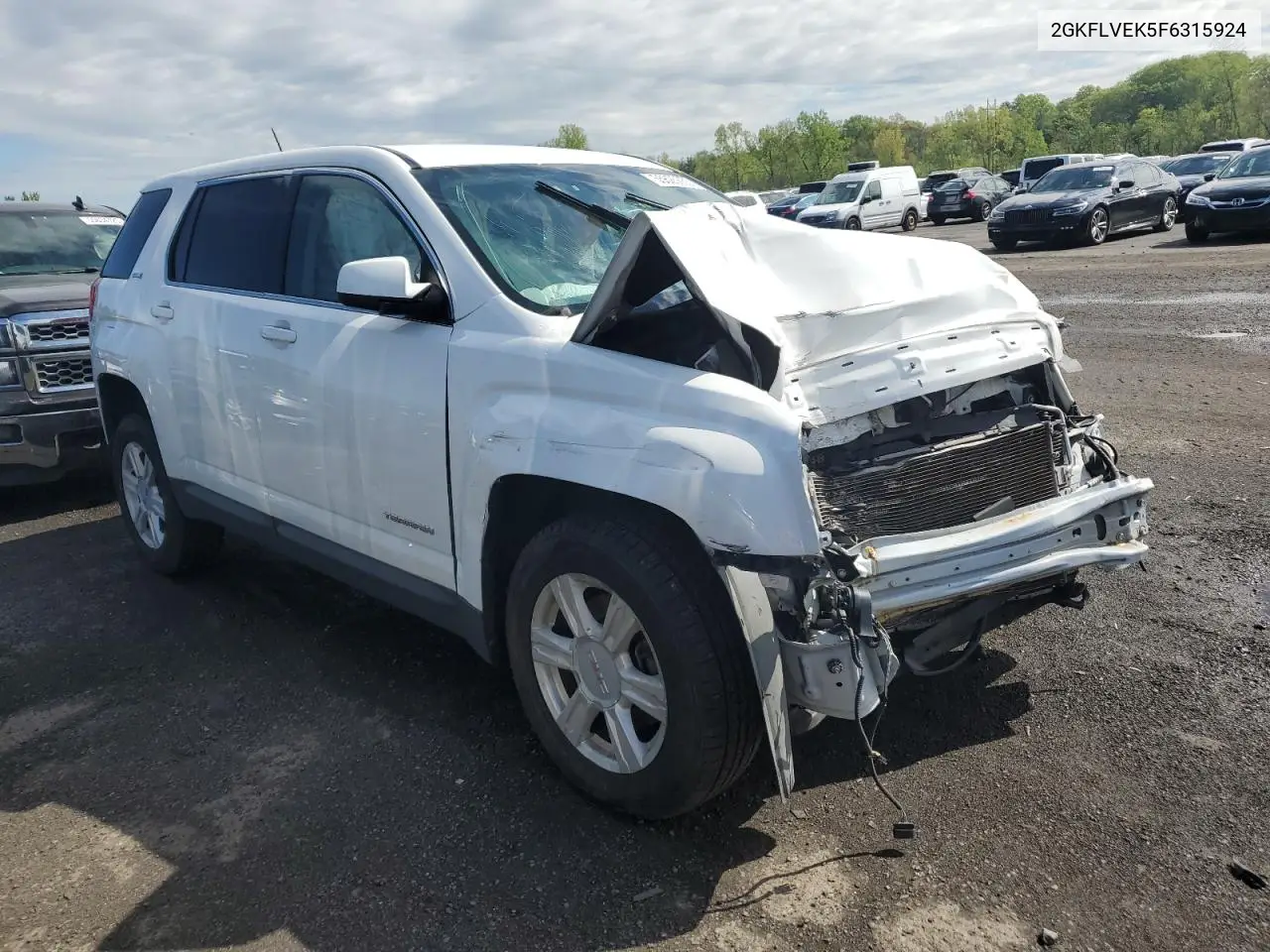 2015 GMC Terrain Sle VIN: 2GKFLVEK5F6315924 Lot: 55625665