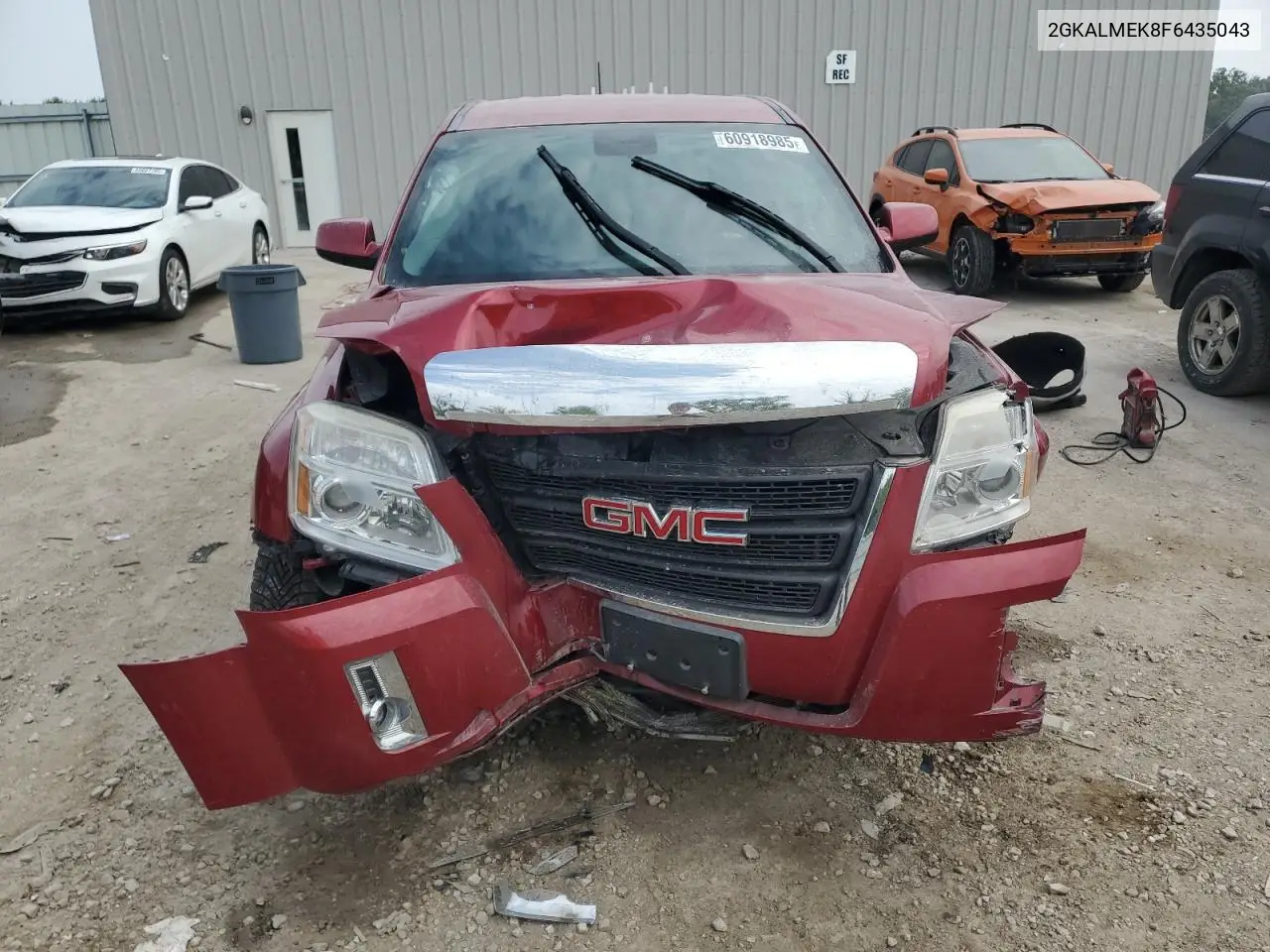 2015 GMC Terrain Sle VIN: 2GKALMEK8F6435043 Lot: 60918985