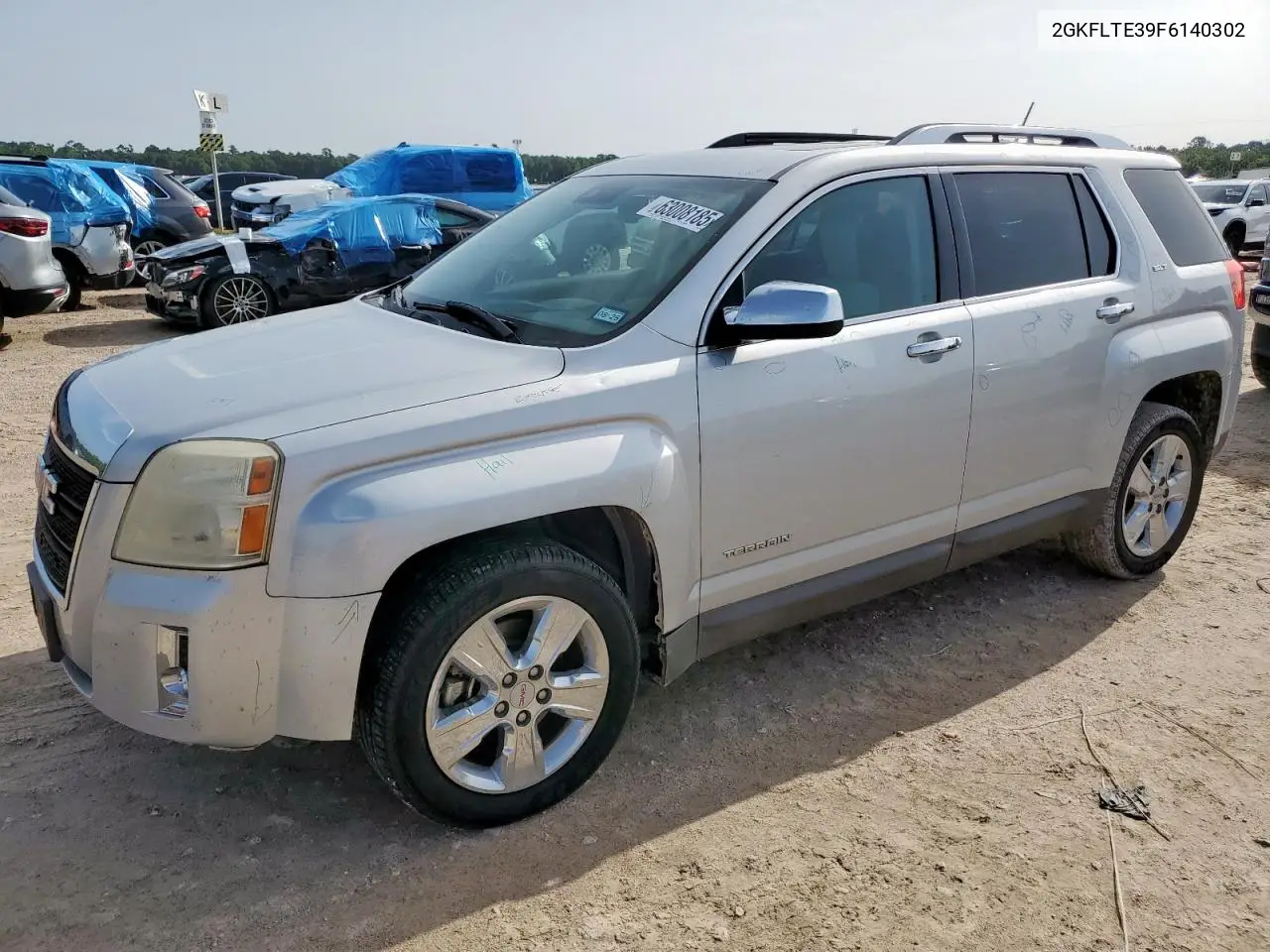2015 GMC Terrain Slt VIN: 2GKFLTE39F6140302 Lot: 63008185