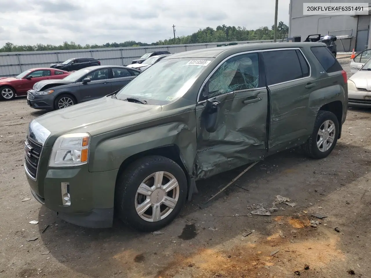 2015 GMC Terrain Sle VIN: 2GKFLVEK4F6351491 Lot: 63518565