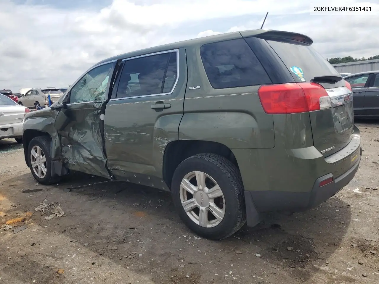 2015 GMC Terrain Sle VIN: 2GKFLVEK4F6351491 Lot: 63518565