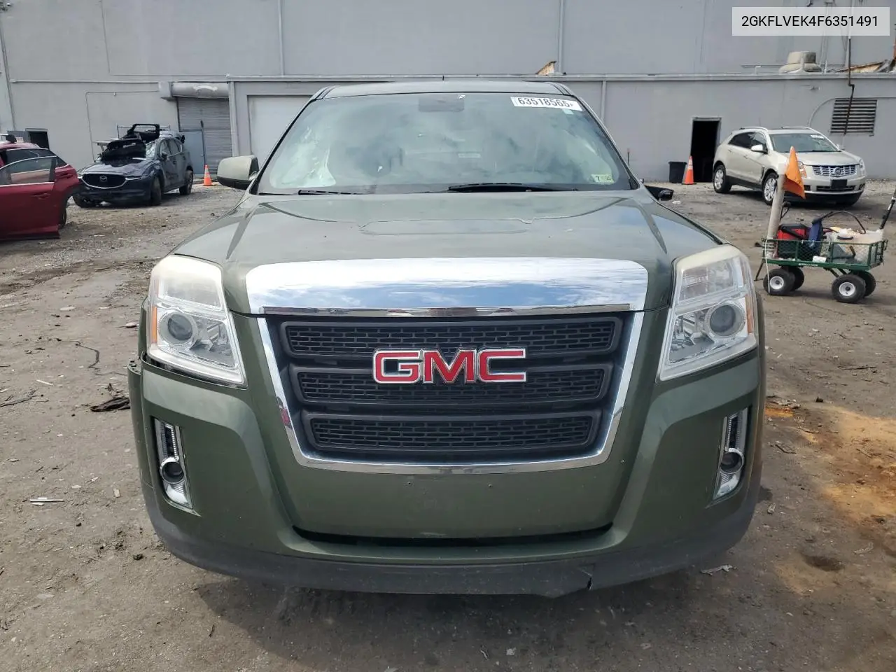 2015 GMC Terrain Sle VIN: 2GKFLVEK4F6351491 Lot: 63518565