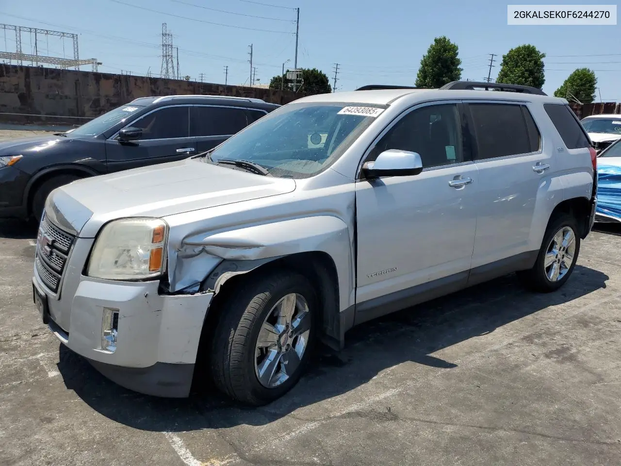 2015 GMC Terrain Slt VIN: 2GKALSEK0F6244270 Lot: 64393085