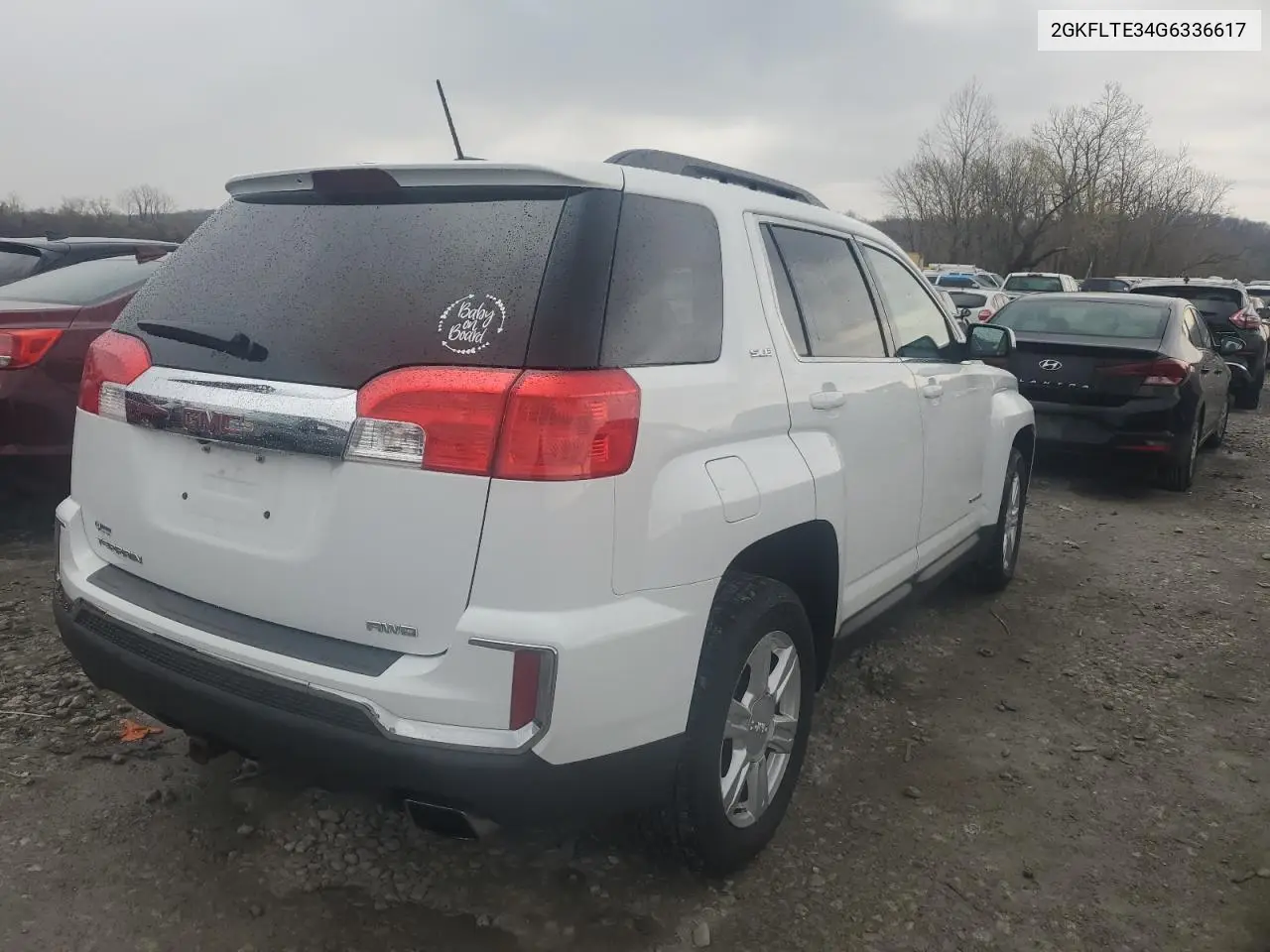 2016 GMC Terrain Sle VIN: 2GKFLTE34G6336617 Lot: 50765925