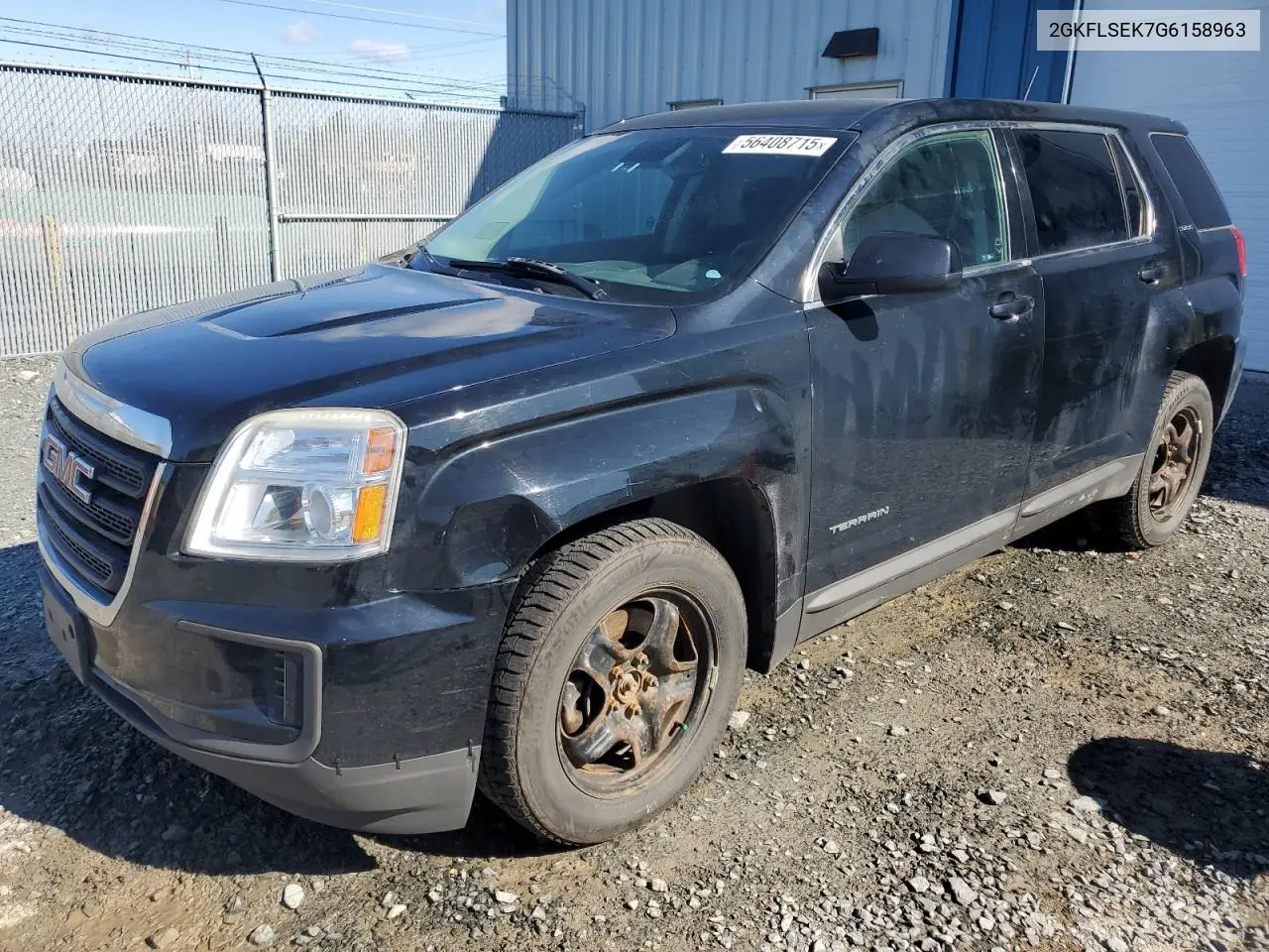 2016 GMC Terrain Sle VIN: 2GKFLSEK7G6158963 Lot: 56408715