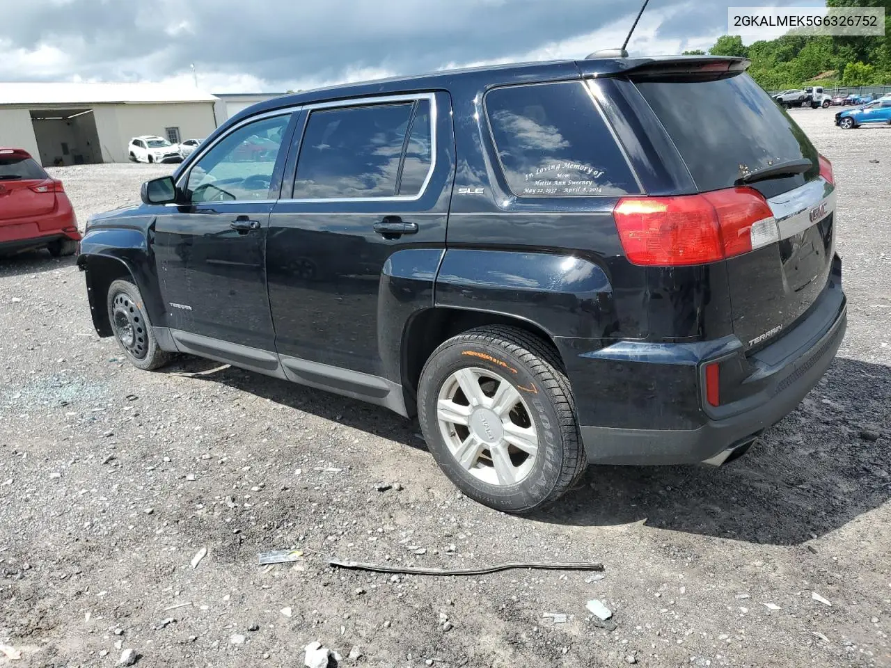 2016 GMC Terrain Sle VIN: 2GKALMEK5G6326752 Lot: 56620835