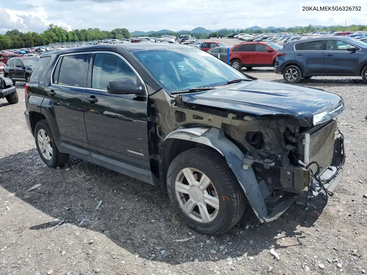 2016 GMC Terrain Sle VIN: 2GKALMEK5G6326752 Lot: 56620835