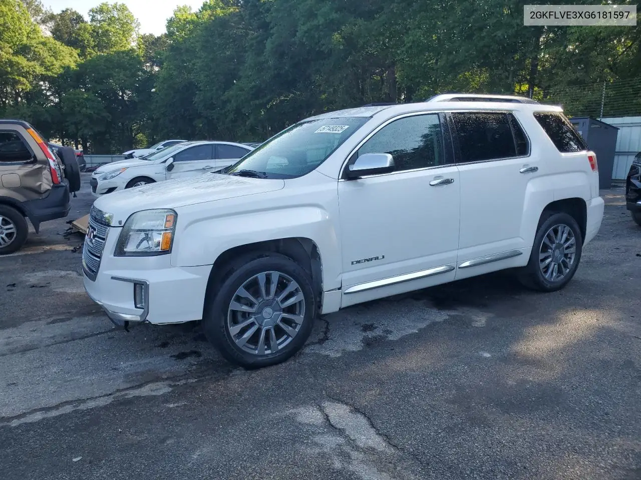 2016 GMC Terrain Denali VIN: 2GKFLVE3XG6181597 Lot: 57149325