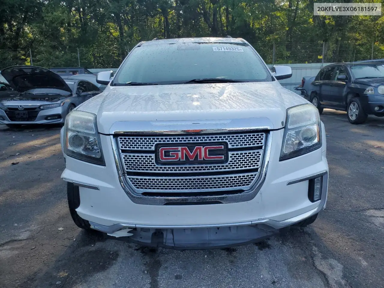 2016 GMC Terrain Denali VIN: 2GKFLVE3XG6181597 Lot: 57149325