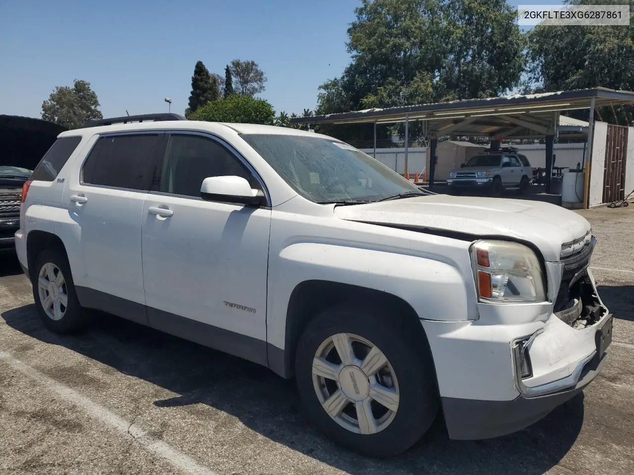 2016 GMC Terrain Sle VIN: 2GKFLTE3XG6287861 Lot: 62866315