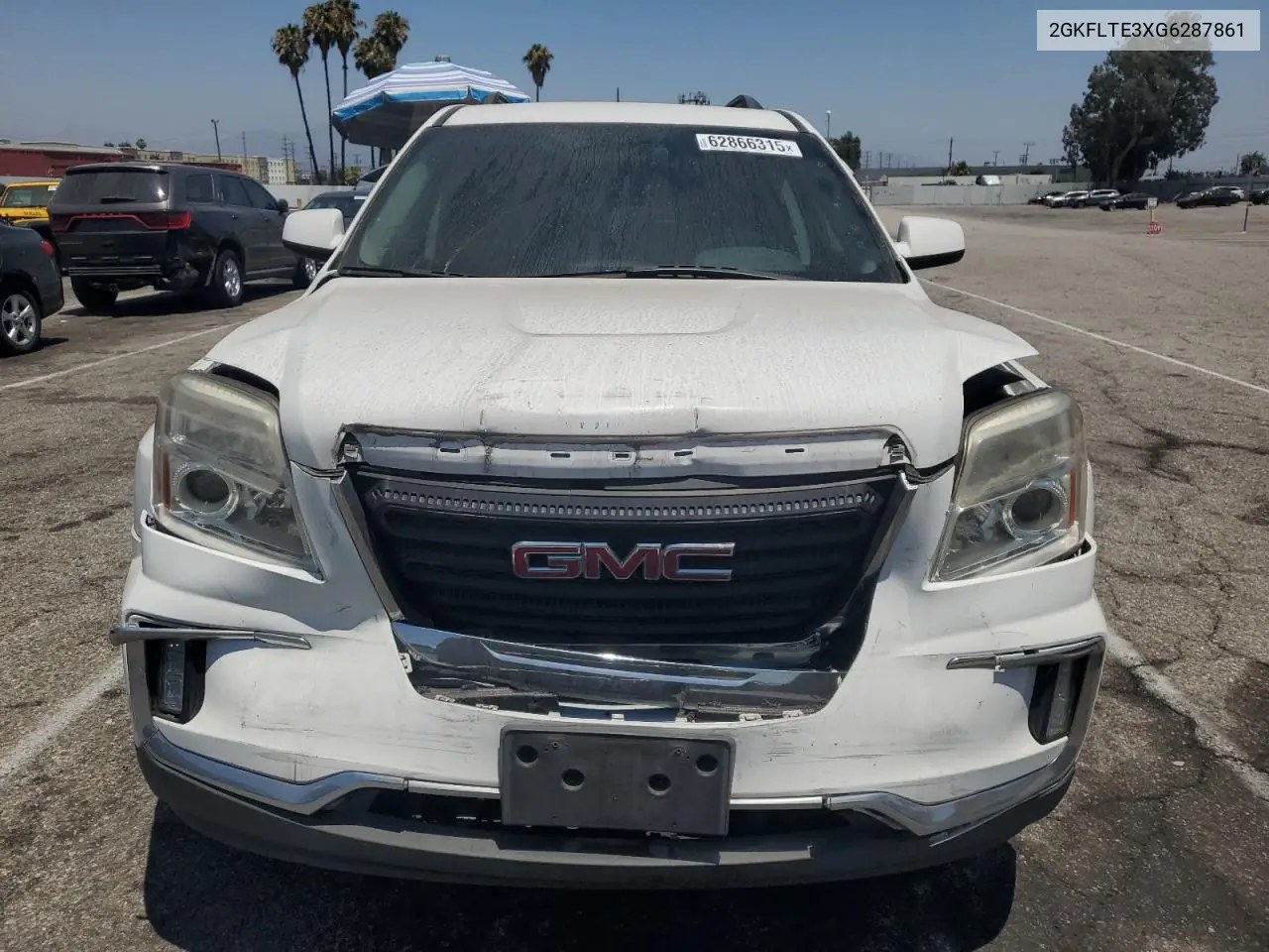2016 GMC Terrain Sle VIN: 2GKFLTE3XG6287861 Lot: 62866315