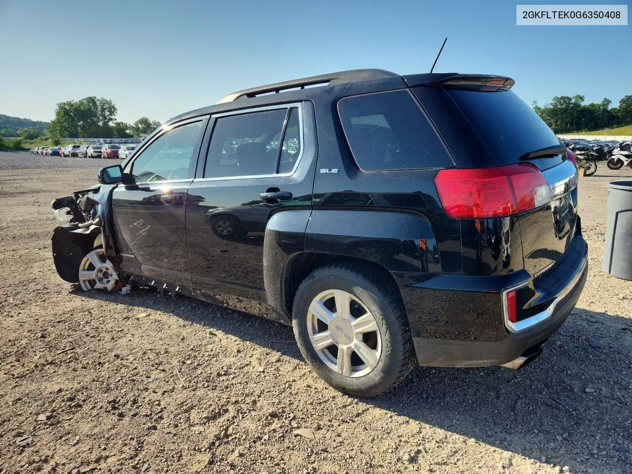 2016 GMC Terrain Sle VIN: 2GKFLTEK0G6350408 Lot: 62958475