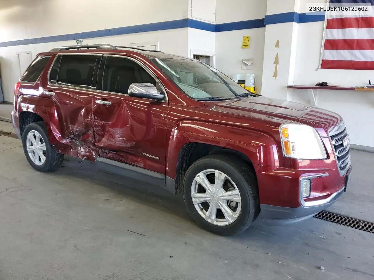 2016 GMC Terrain Slt VIN: 2GKFLUEK1G6129602 Lot: 63674505