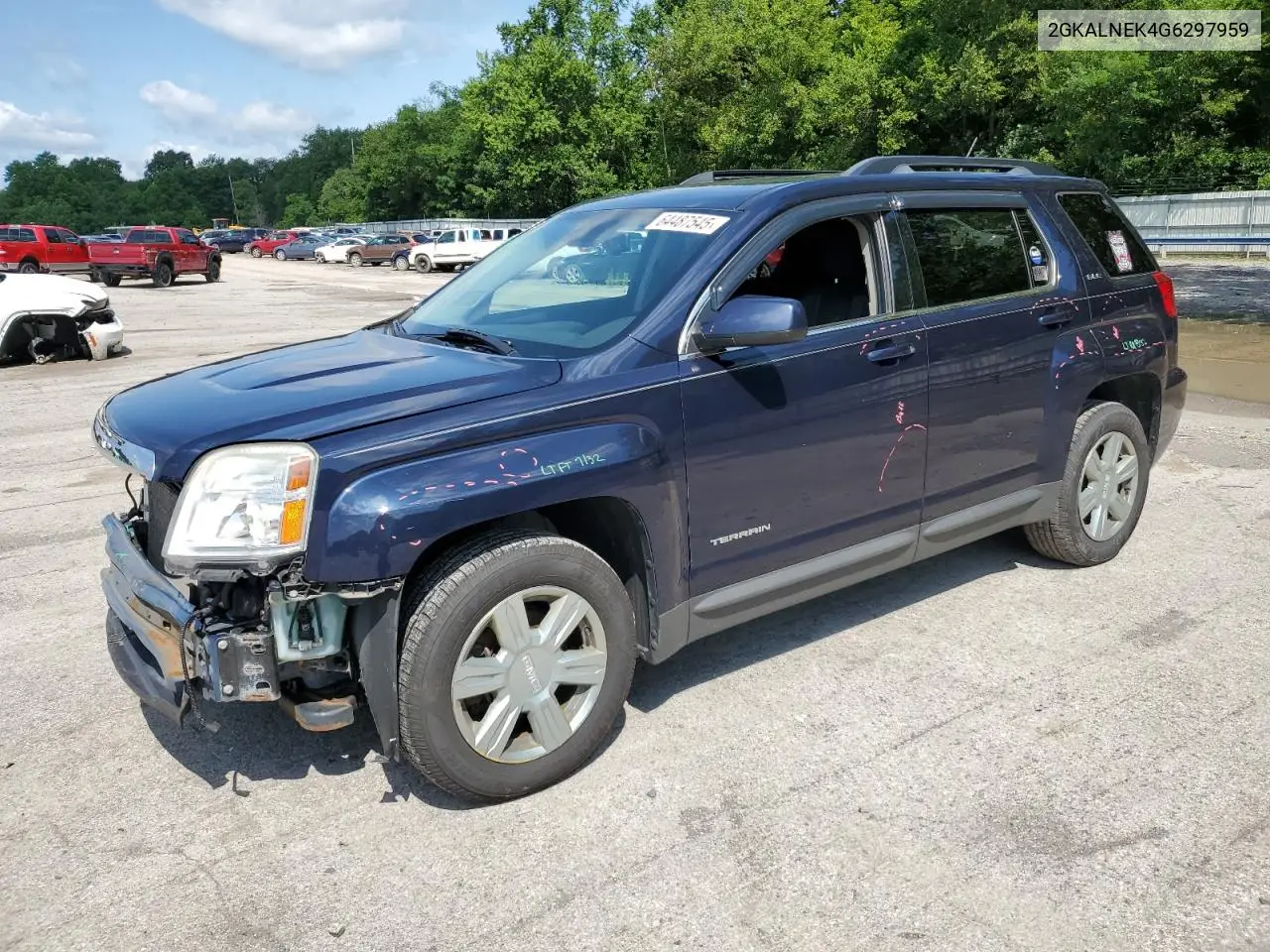 2016 GMC Terrain Sle VIN: 2GKALNEK4G6297959 Lot: 64487545