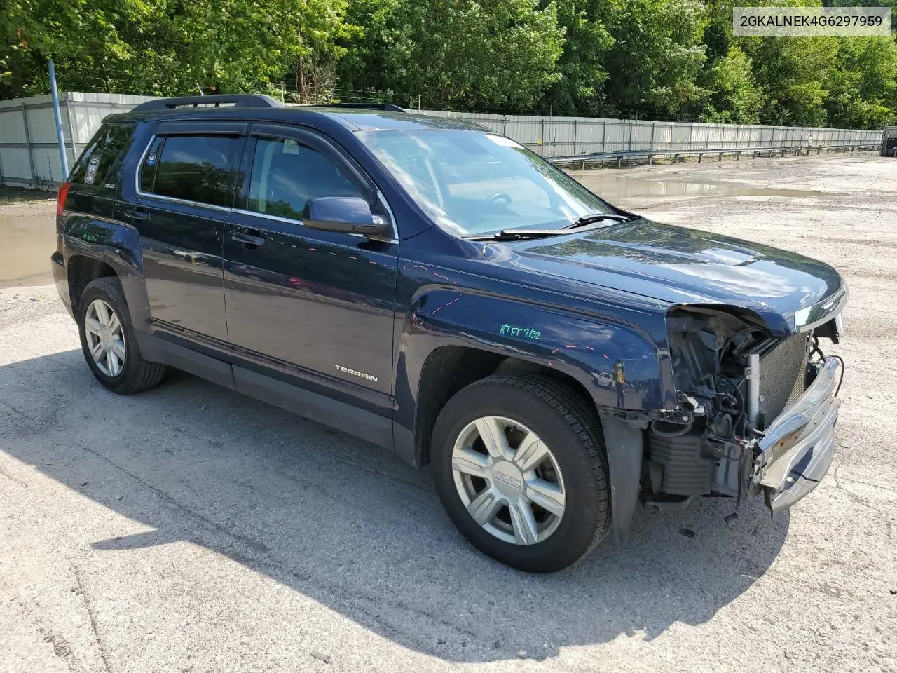 2016 GMC Terrain Sle VIN: 2GKALNEK4G6297959 Lot: 64487545